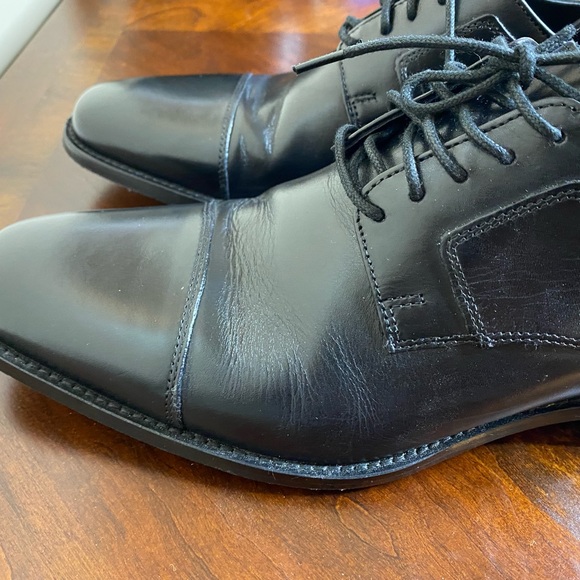 Johnston & Murphy Men's Genuine Leather Cap Toe Shoes - Picture 8 of 11